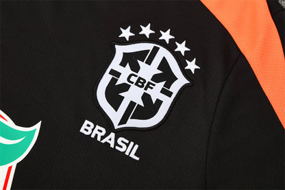 Kit Shirt + Shorts Brazil Black 25/26