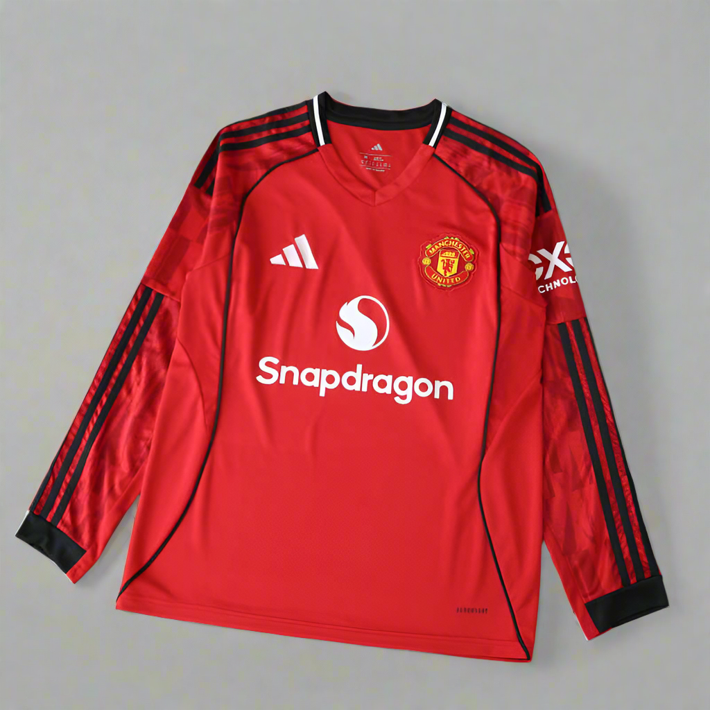Manchester United Home Jersey Long Sleeve 25/26