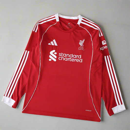 Liverpool Home Jersey Long Sleeve 25/26