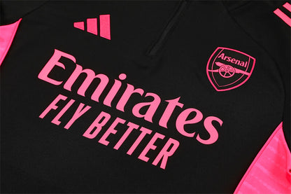 Arsenal Black/Pink Tracksuit 25/26