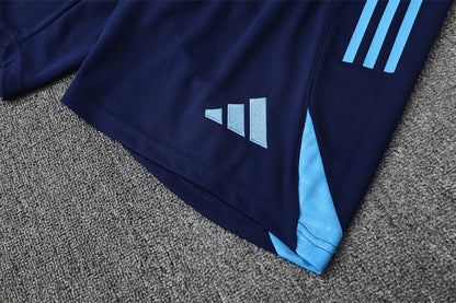 Kit Shirt + Shorts Real Madrid Grey/Blue Training 25/26