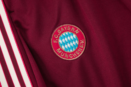 Bayern Munich Red Tracksuit Full-Zip 25/26