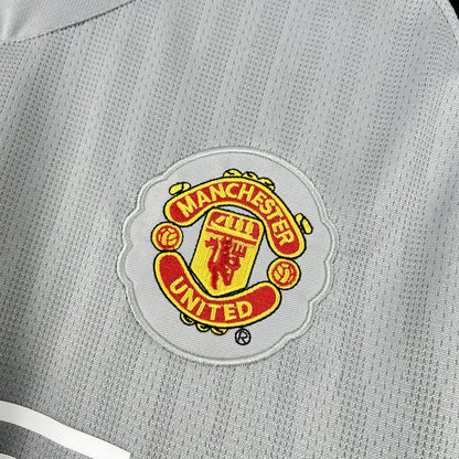 Manchester United 2007-08 Grey Goalkeeper Retro Jersey