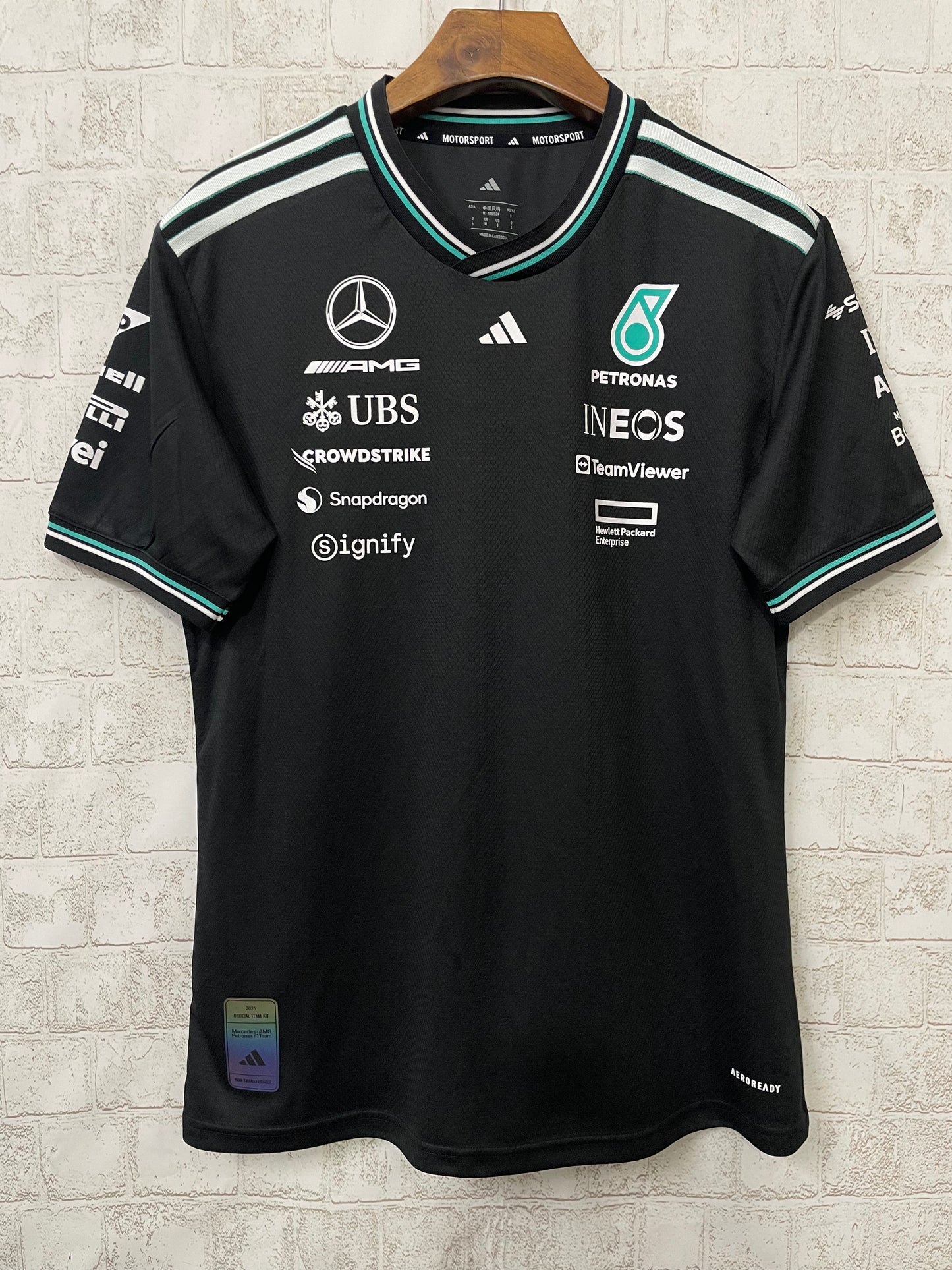 T-Shirt Mercedes 2025 Nera