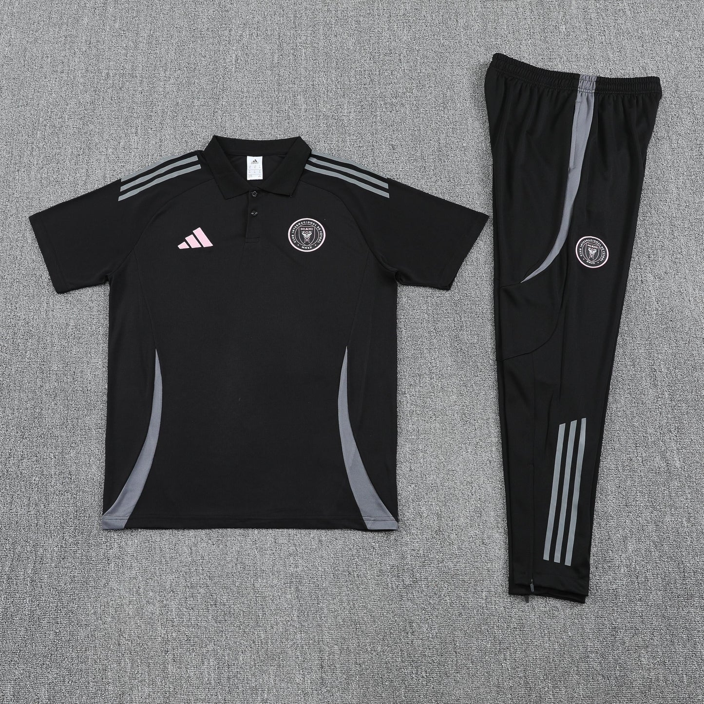 Inter Miami Black Polo + Pants Kit 25/26