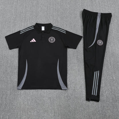 Inter Miami Black Polo + Pants Kit 25/26