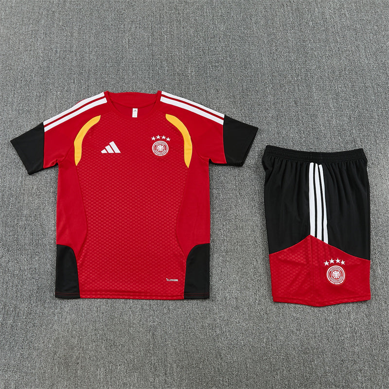 Deutschland Trainingsset Rot/Schwarz 2026 | Fußballset