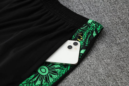 Kit Tank Top + Shorts Brazil Christ the Redeemer Green Training 25/26