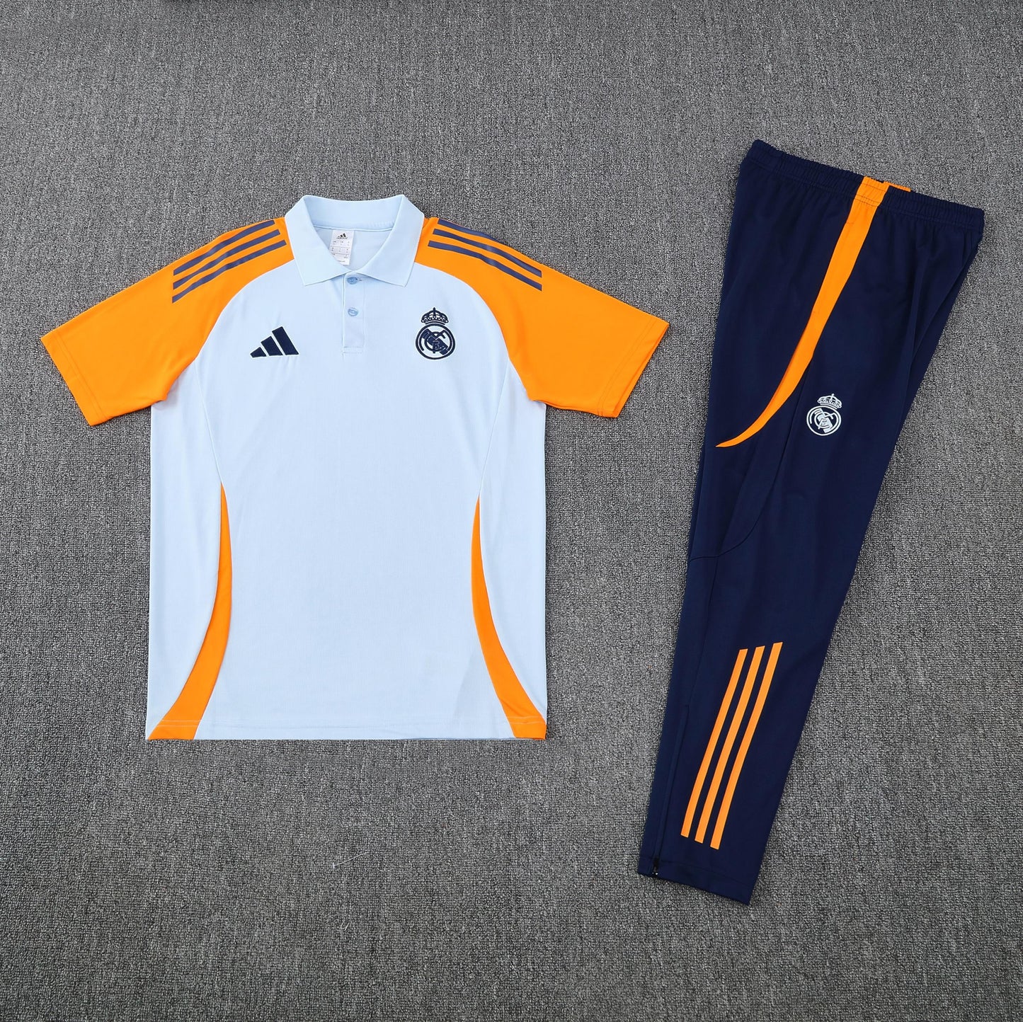 Kit Polo + Pants Real Madrid White/Blue II 25/26