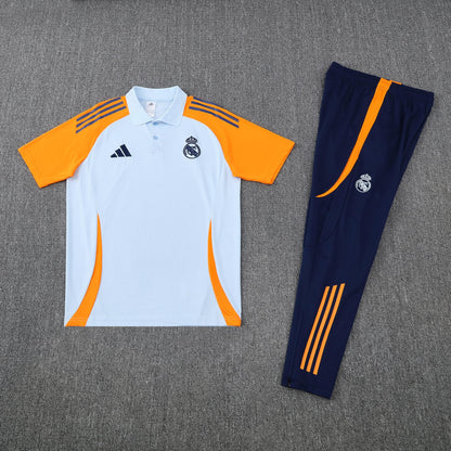 Kit Polo + Pants Real Madrid White/Blue II 25/26