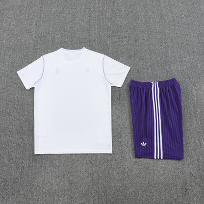 Kit Shirt + Shorts Manchester United Training Purple/White 25/26