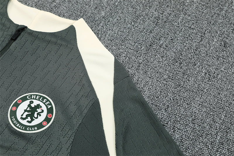 Chelsea Dark Green Training Tracksuit 25/26