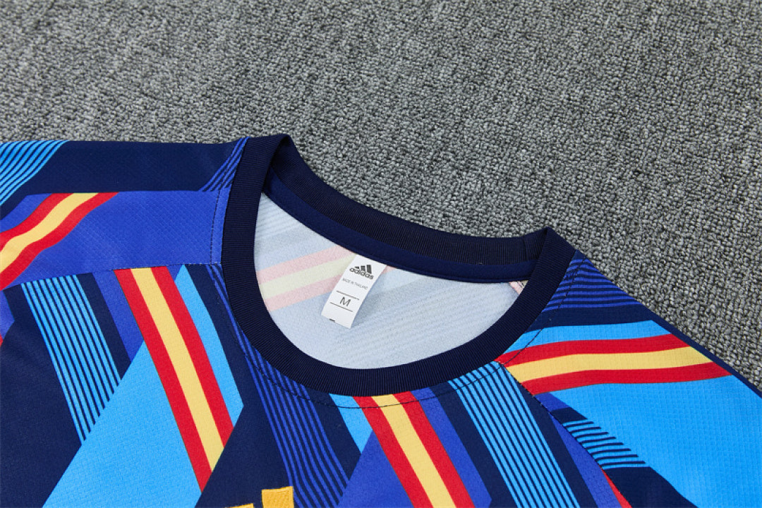 Completino Manica Corta Spagna 2026 Uomo | Kit Allenamento - CalcioVivo