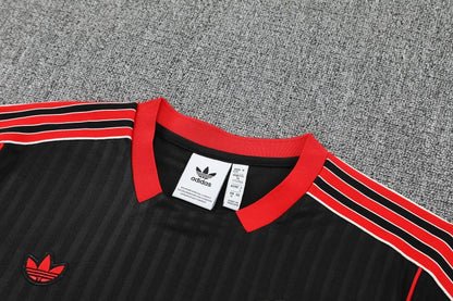 Kit Shirt + Shorts Manchester United Training Black 25/26