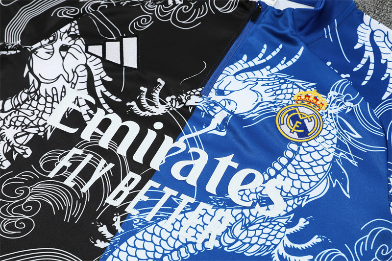 Tracksuit Real Madrid Dragon Blue/Black Training 25/26