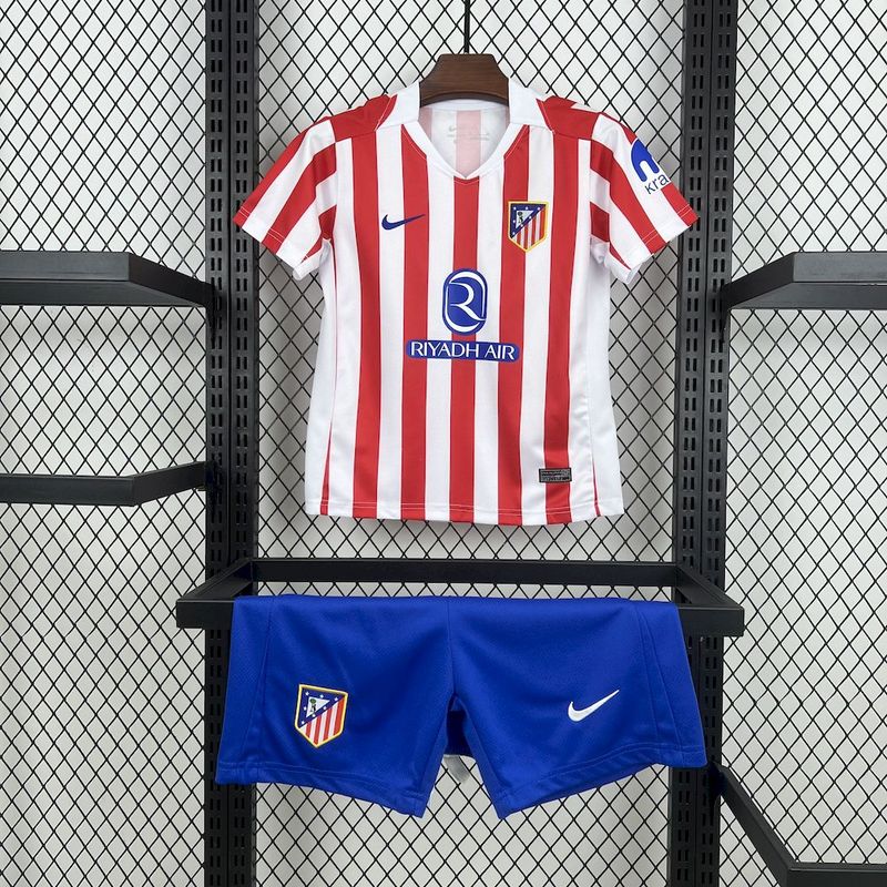 Atlético de Madrid Home 25/26 Kit Kids