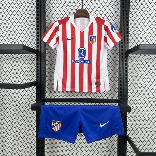 Atlético de Madrid Home 25/26 Kit Kids