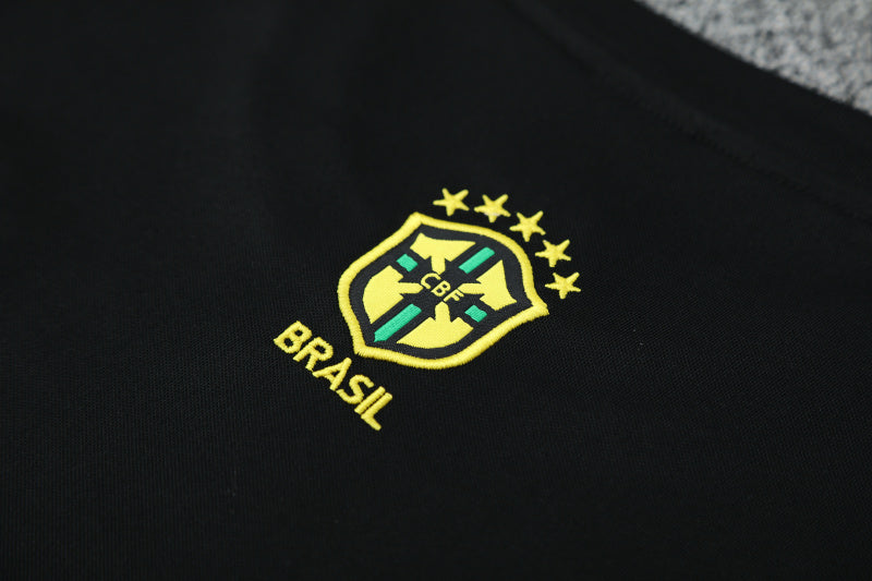 Kit Shirt + Shorts Brazil Christ the Redeemer Gray Training 25/26
