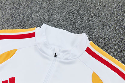 Tuta Spagna Bianco/Blu Half-Zip 2026 Uomo | Tuta da Calcio - CalcioVivo