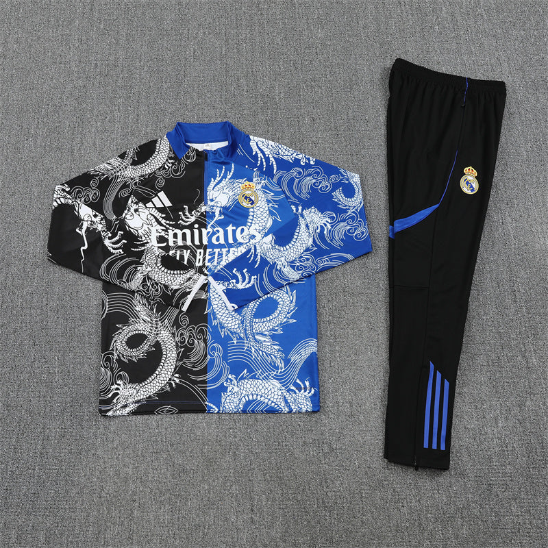 Tracksuit Real Madrid Dragon Blue/Black Training 25/26