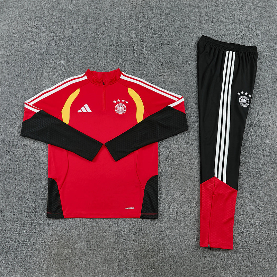 Tracksuit Germany Red/Black 2026 - CalcioVivo