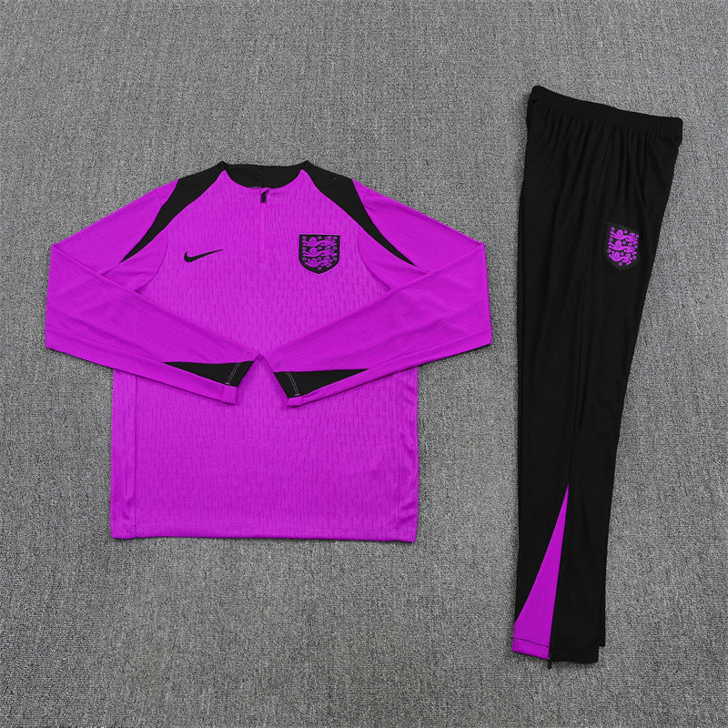 Tracksuit England Purple/Black Training 25/26