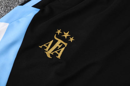 Kit Shirt + Shorts Argentina Training Black 25/26