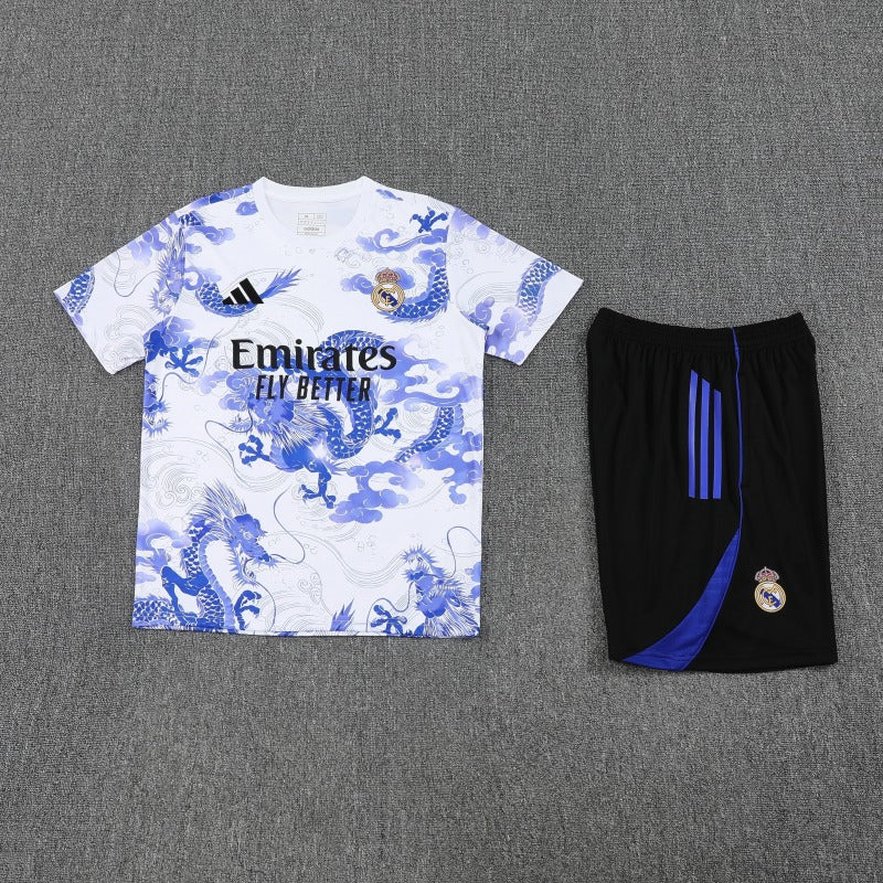 Kit Shirt + Shorts Real Madrid Dragon Blue Training 25/26