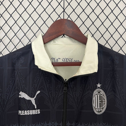 Milan x Pleasures Windbreaker Reversible - CalcioVivo