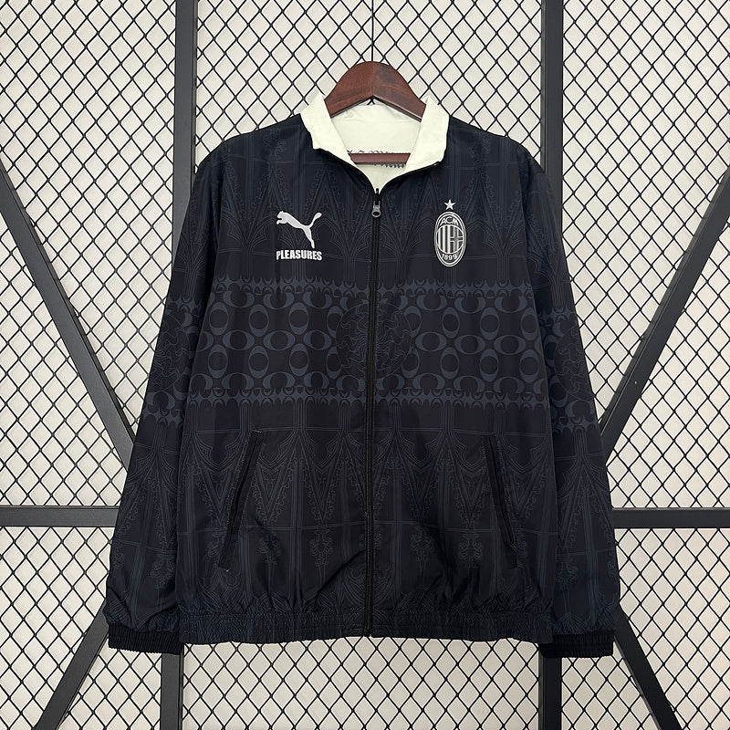 Milan x Pleasures Windbreaker Reversible - CalcioVivo