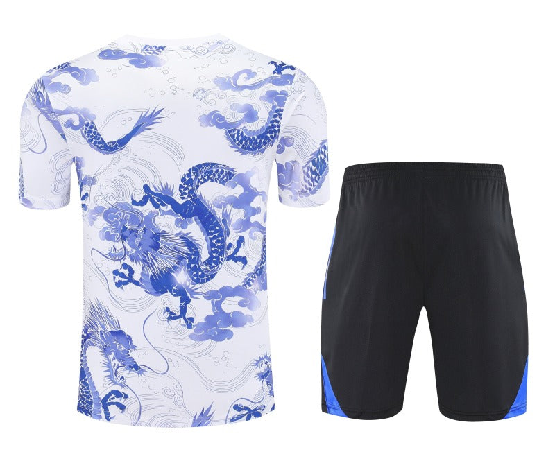 Kit Shirt + Shorts Real Madrid Dragon Blue Training 25/26