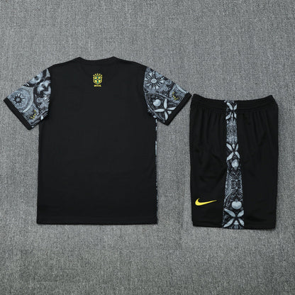 Kit Shirt + Shorts Brazil Christ the Redeemer Gray Training 25/26