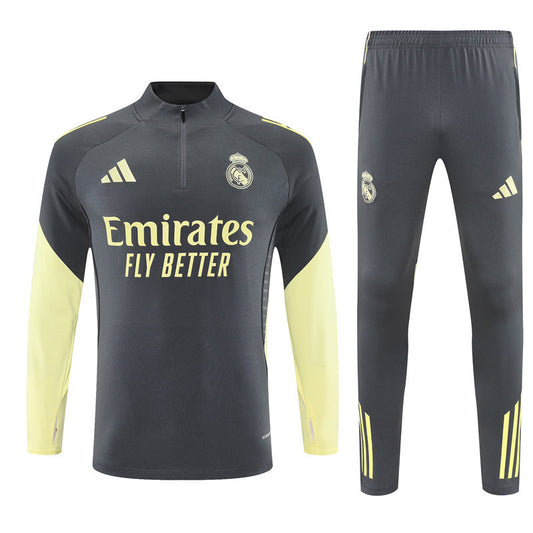 Tracksuit Real Madrid Gray/Yellow Training 25/26