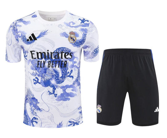 Kit Shirt + Shorts Real Madrid Dragon Blue Training 25/26