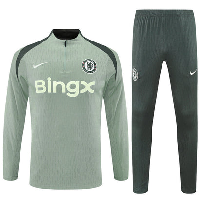 Chelsea Light Green Training Tracksuit 25/26