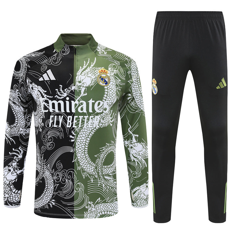 Tracksuit Real Madrid Dragon Green/Black Training 25/26