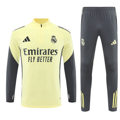 Tracksuit Real Madrid Yellow/Gray Training 25/26