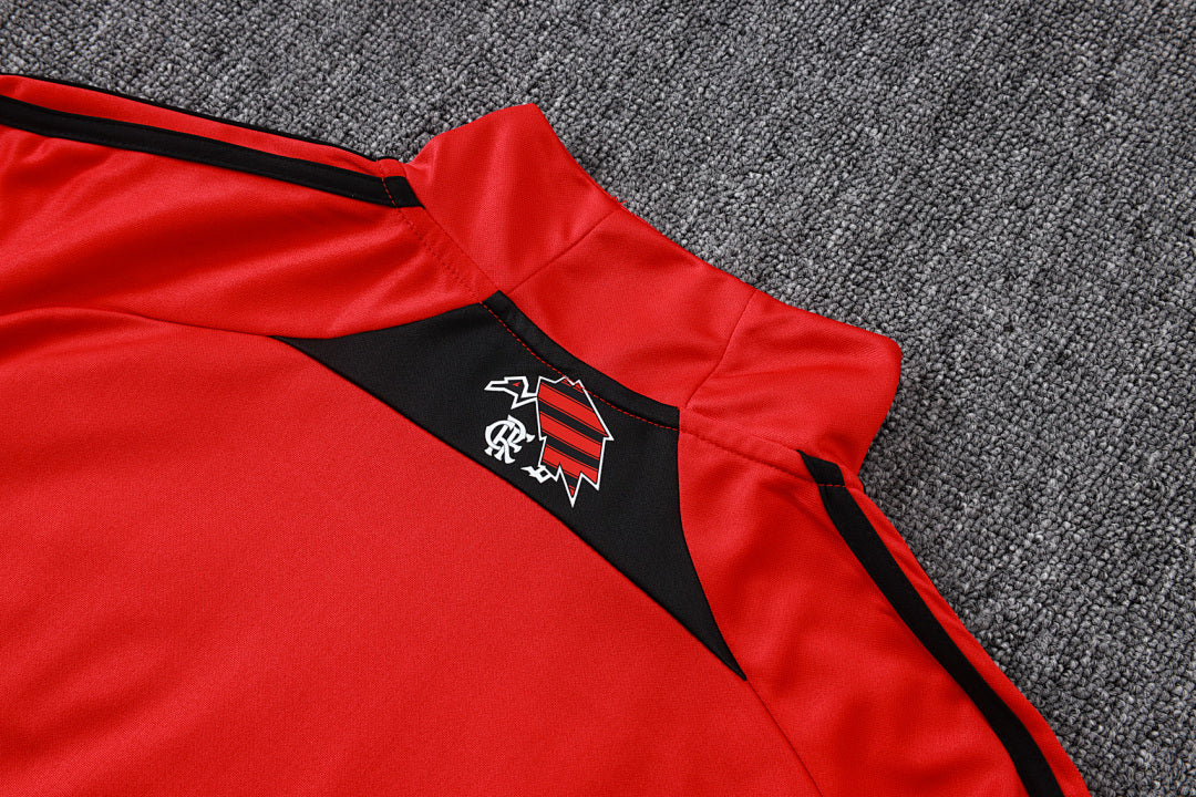 Flamengo Red/Black Tracksuit Half-Zip 25/26