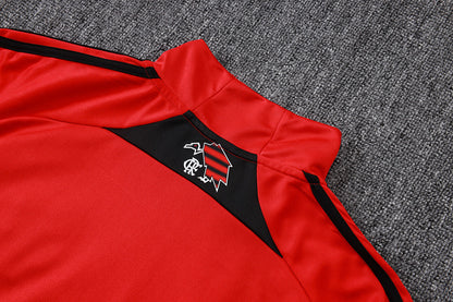 Flamengo Red/Black Tracksuit Half-Zip 25/26