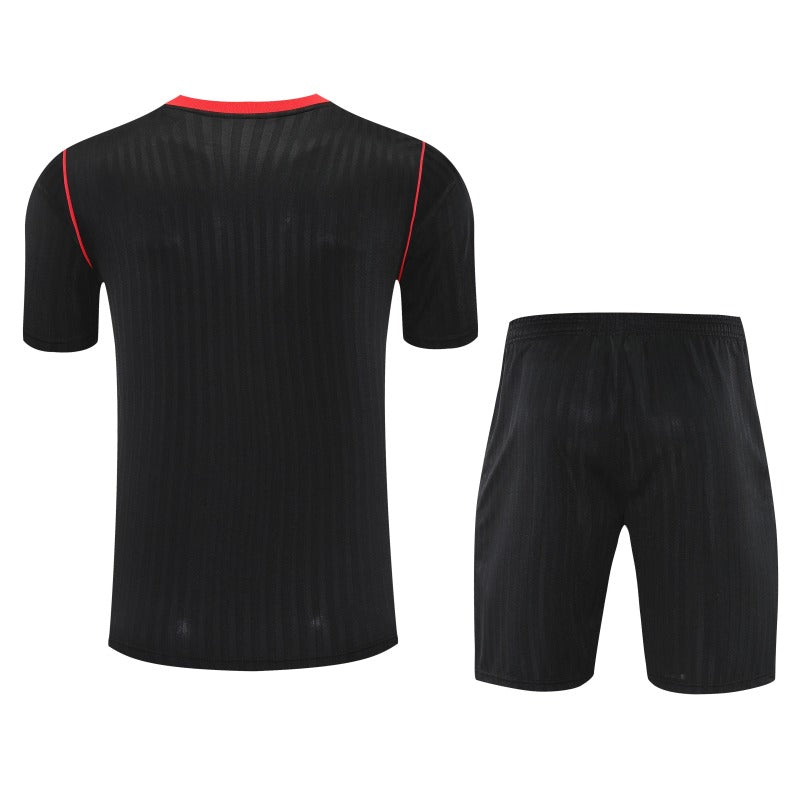 Kit Shirt + Shorts Manchester United Training Black 25/26