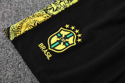 Kit Shirt + Shorts Brazil Christ the Redeemer Yellow Training 25/26
