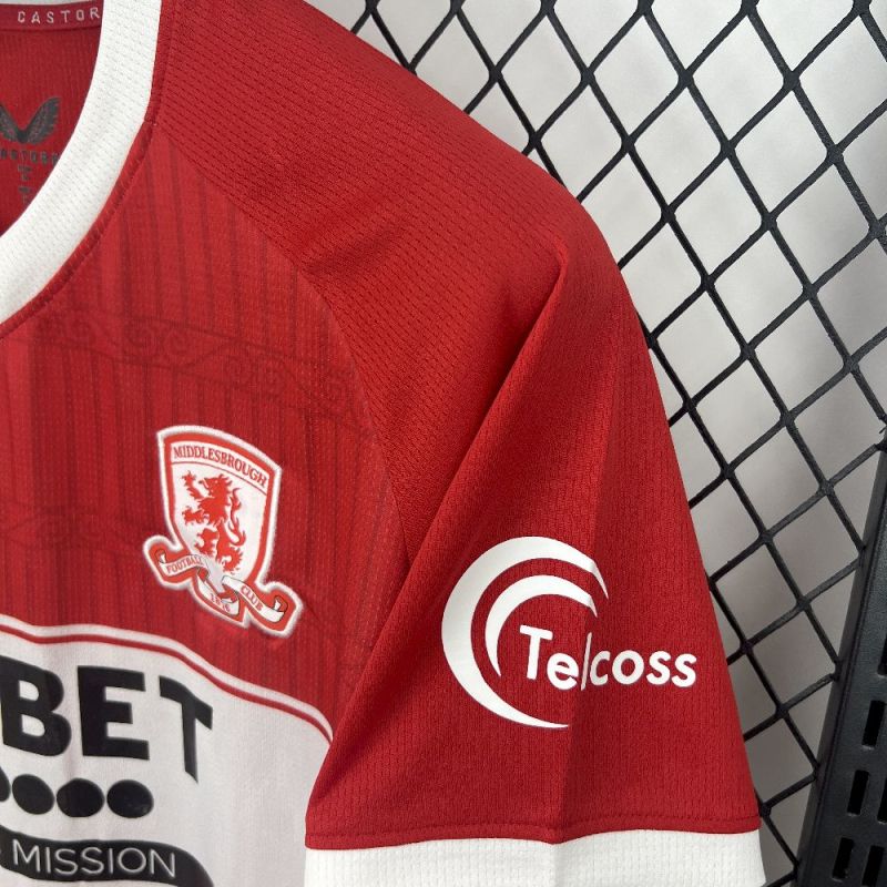 Middlesbrough Home Jersey 25/26