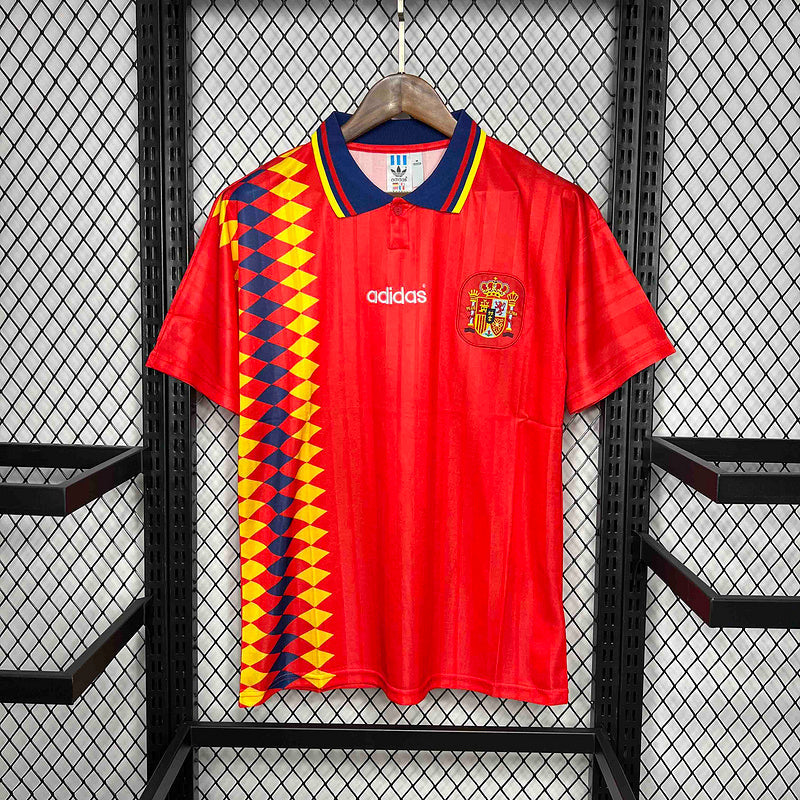 Spain Home Jersey 1994 Retro - CalcioVivo