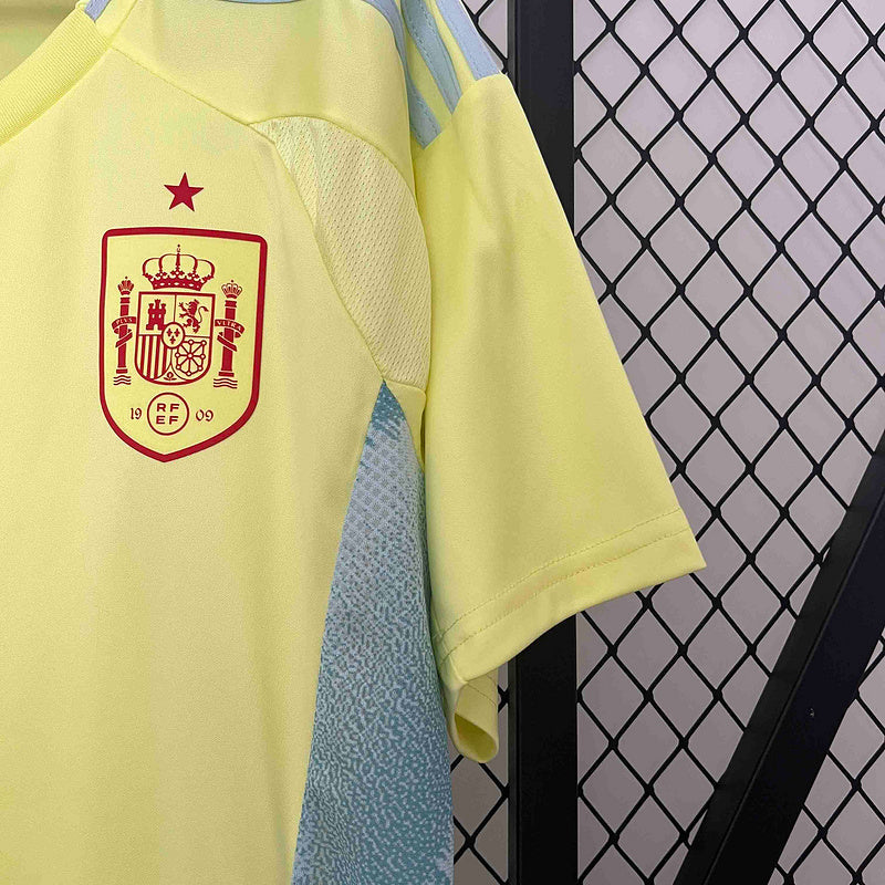 Spain Away Jersey 2024 - CalcioVivo
