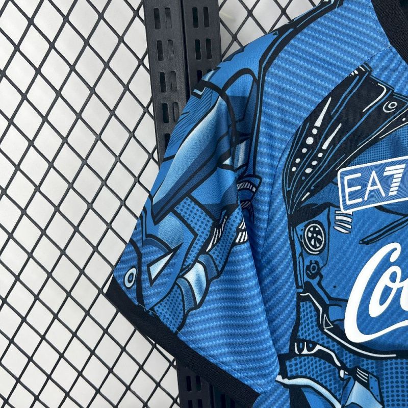 Napoli Light Blue Training Jersey 25/26