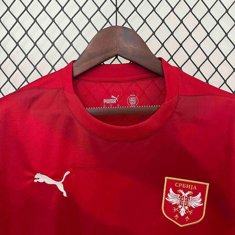Serbia Home Jersey 2024 - CalcioVivo