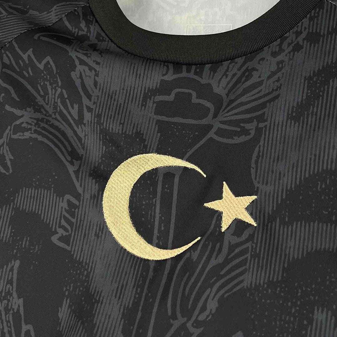 Maglia Turchia Heritage 2026 Nera | Maglia da Calcio - CalcioVivo