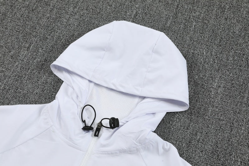 PSG Tech Fleece Hoodie White/Dark Blue
