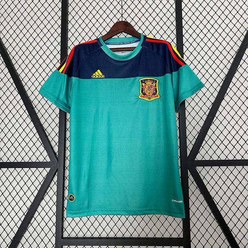 Spain Goalkeeper Jersey 2010 Retro - CalcioVivo