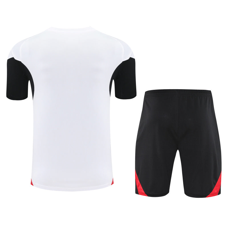 Kit Shirt + Shorts Manchester United Training White/Black 25/26